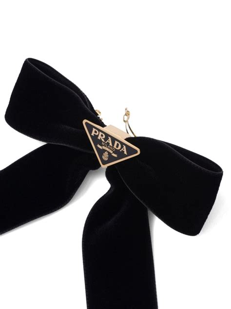 prada accessories for hair|prada velvet hair clip.